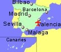 Small location map for Alicante-Elche Airport