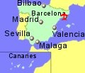 Small location map for Barcelona Airport