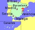 Small location map for Castellon Airport