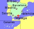 Small location map for Almeria Airport