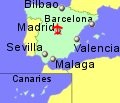 Small location map for Madrid-Barajas Airport