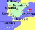 Small location map for Mahon Airport