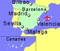 Small location map for Palma de Mallorca Airport