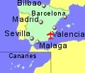 Small location map for Murcia International Airport