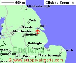 Map showing location of Humberside airport, uk-and-ire